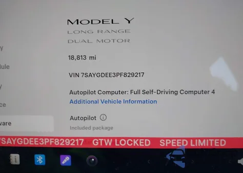2023 Tesla Model Y Awd/Long Range Dual Motor All-Wheel Drive из США, поврежденный, VIN 7SAYGDEE3PF829217